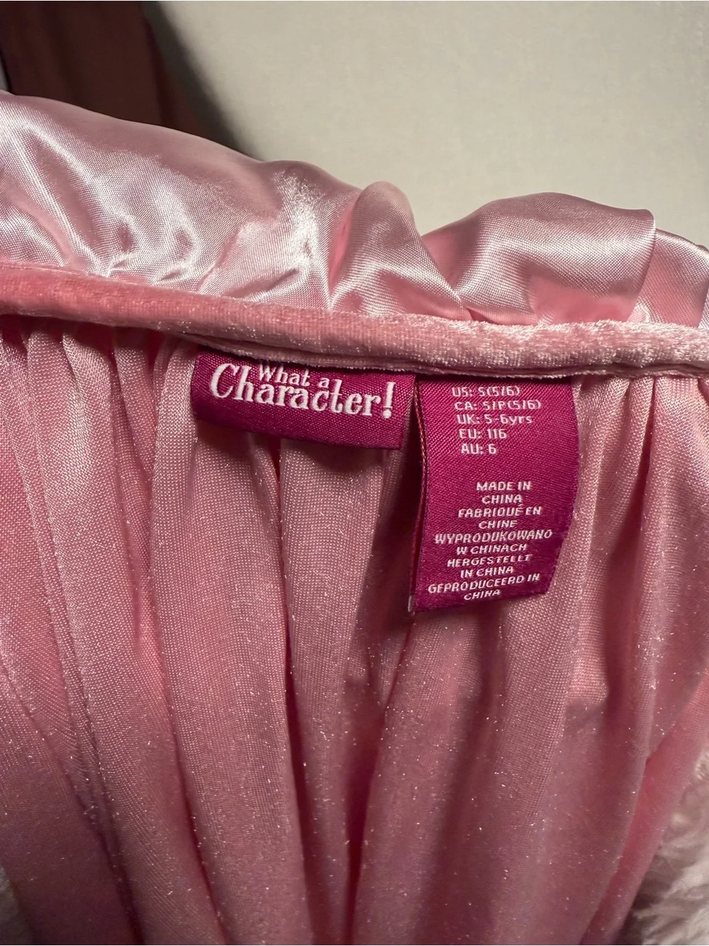 Pink Faux Fur Velvet Capelet with Bow